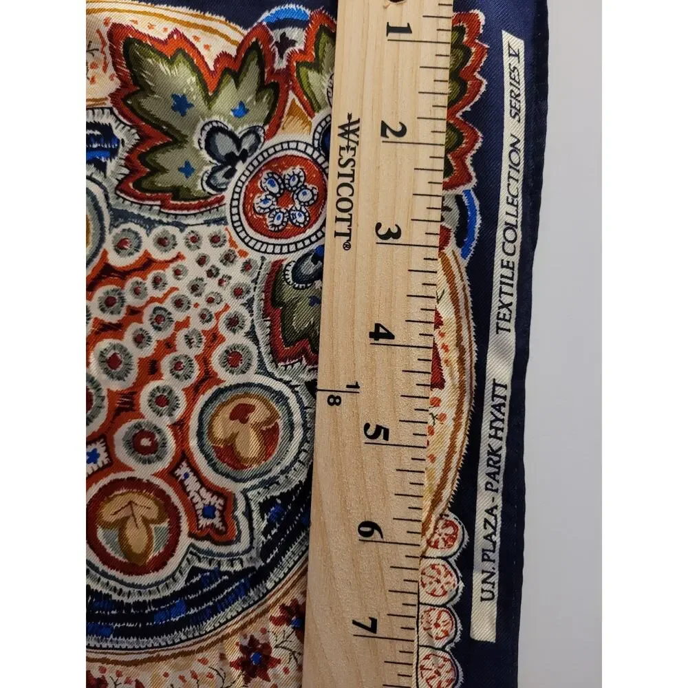 silk scarf women vintage